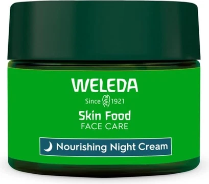 Tunlaman kremi Weleda Skin Food yuz uchun tunlama namlovchi
