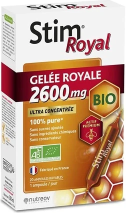 Концентрат Nutreov Stim Royal Jelly 2600мг Био