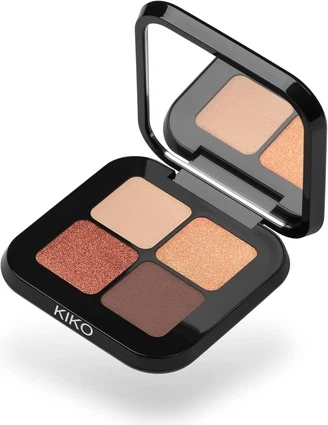 Палетка теней для век Kiko Milano Bright Quartet