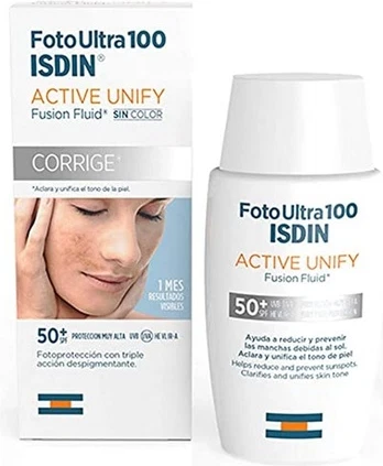Солнцезащитный крем ISDIN FotoUltra Active Unify SPF 50+