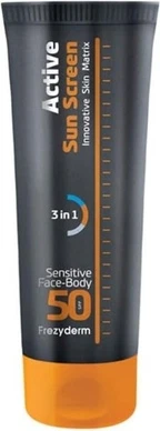 Солнцезащитный крем Frezyderm Active Active Sun Screen Sensitive Face-Body SPF50+