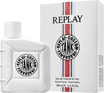 Туалетная вода Replay Tank Custom For Woman