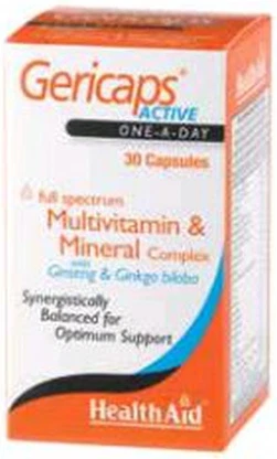 Health Aid Gericaps½ Active 30 Капсул