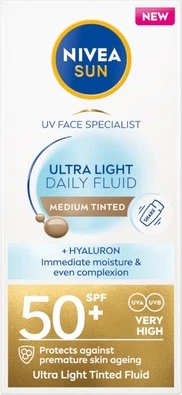 Солнцезащитный крем Nivea Ultra Light Daily Fluid