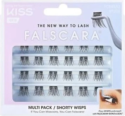 Накладные ресницы Kiss Falscara Wisp Multi Shorty Черные