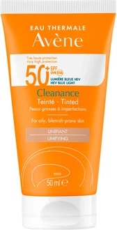 Sun Protection Cream Avene Cleanance Tinted Sun Cream Spf 50