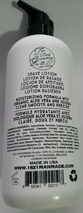 Shave Lotion 18.21 Man Made Spiced Vanilla