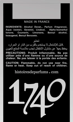 Eau De Parfum Histoires De Parfums 1740