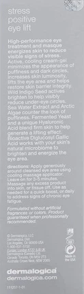 Ko'z uchun krem Dermalogica Stress Positive Eye Lift