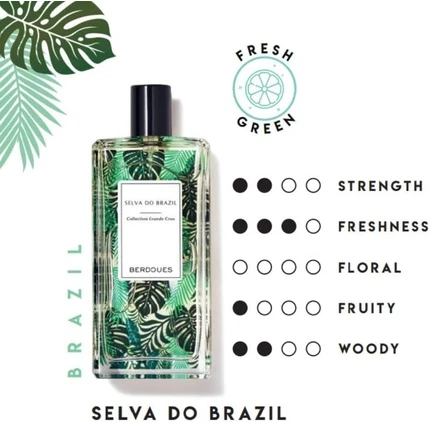 Eau De Cologne Berdoues Collection Grands Crus Selva Do Brazil