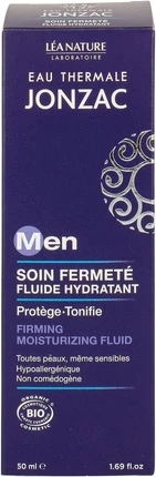 Moisturizing Fluid Eau Thermale Jonzac Organic Cosmetic Men