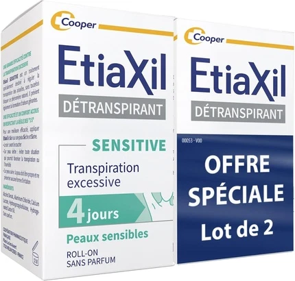Шариковый антиперспирант Etiaxil для чувствительной кожи