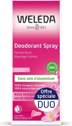 Deodorant Spray Weleda Rose