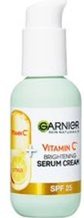 Дневной крем Garnier Осветляющий крем-сыворотка с витамином С SPF 25