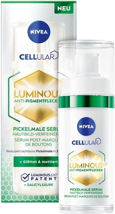 Сыворотка Nivea Luminous 630 Постакне темные пятна