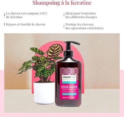 Набор для ухода за волосами Arganicare с кератином