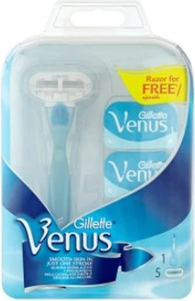 Gillette Ayollar Uchun Tishli Apparat 5 Ta Zapas Boshcha Bilan