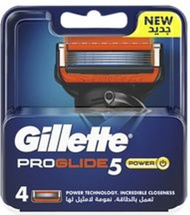 Replacement Heads Gillette Fusion Proglide Power 4 Pack