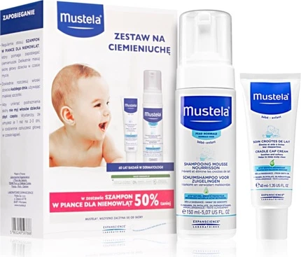 Набор шампуней Mustela для себорейной корочки - Уход за младенцами и детьми