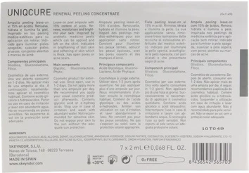 Концентрат для ухода за лицом Skeyndor Uniq Cure Renewal Peeling