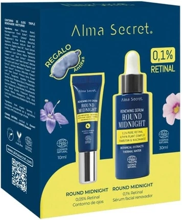 Сыворотка Alma Secret с Ретиналем для Лица и Зоны Декольте 0.1% Мультиинкапсулированная с Контуром Вокруг Глаз