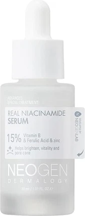 Сыворотка Real Niacinamide 15% Сыворотка для осветления темных пятен и ухода за порами Dermalogy By Neogenlab