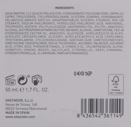 Интенсивный увлажняющий крем Skeyndor Power Hyaluronic