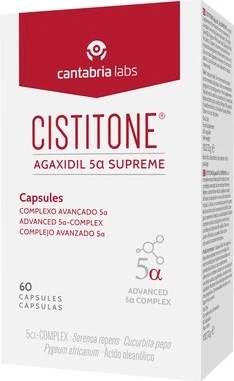 Капсулы Cistitone Agaxidil 5 Supreme для Хронического Выпадения Волос