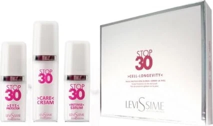 Сыворотка Levissime Stop 30 Комплект Уход Крем Интенсивная Сыворотка и Защита для Глаз