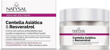 Natyasal tabiiy resveratrol va gialuron kislotasi krem ​​yuz uchun