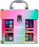Makeup Bags Aromya Travel Transparent Makeup Case For 12 Eyeshadows