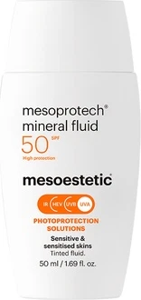 Face Sun Protection Mesoestetic Mineral Fluid Sunscreen With Color Spf50