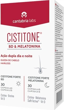 Капсулы Cistitone Cistitone Forte Bd и мелатонин для борьбы с выпадением волос