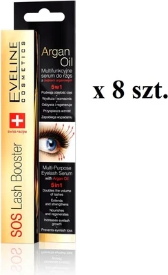 Сыворотка Eveline Cosmetics Набор Sos Lash Booster с Аргановым Маслом 5 в 1