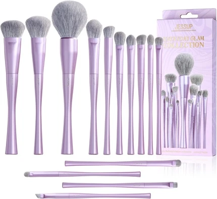 Набор кистей Jessup Professional 14-Piece Vegan Makeup Brush Set для тональной основы