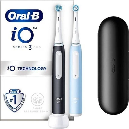 Электрическая зубная щетка Oral-B Io3 Magnetic Black-Blue Duo