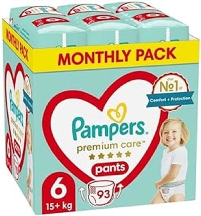 Подгузники Pampers Premium Care Трусики Размер 6