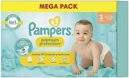 Подгузники Pampers Premium Protection