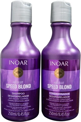 Набор Шампунь и Кондиционер Inoar Professional Absolut Speed Blond