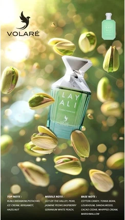 Eau De Parfum Mamlakt Al Oud Layali Classic Pistachio