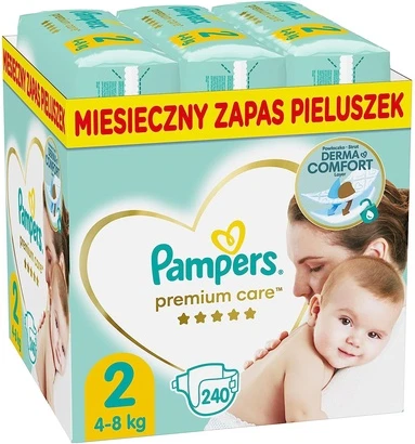 Подгузники Pampers Premium Care