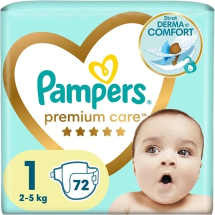 Одноразовые подгузники Pampers Premium Care
