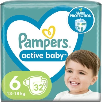 Diaper Pampers Active Baby Max
