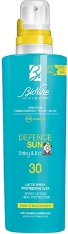 Quyoshdan himoya qiluvchi sutli sprey Bionike Defence Sun Baby & Kid SPF 30