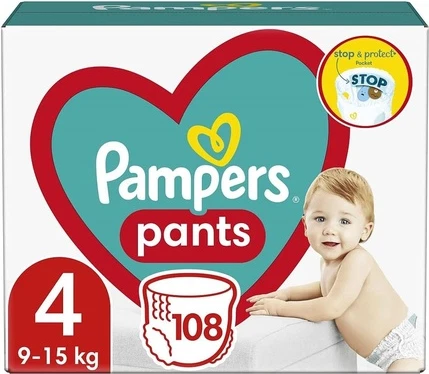 Подгузники-трусики Pampers Размер 4