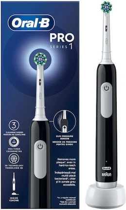 Электрическая зубная щетка Oral-B Pro 1 Cross Action Черная