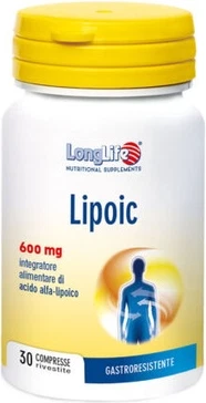 Покрытые таблетки Longlife липоевая кислота 600мг