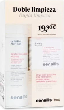 Набор для очищения лица Sensilis Gentle Cleansing Mousse + Calm In Balm