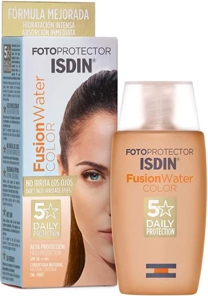 Водостойкий тонирующий солнцезащитный крем ISDIN Fotoprotector Fusion Water Color Natural Coverage