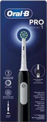 Электрическая зубная щетка Oral-B Pro1 Crossaction Черная